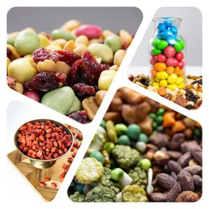 Süße und salzige Snackmischungen
